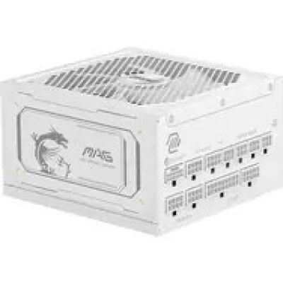 10. MSI MAG A1000GL PCIE5 WHITE Power Supply Module 1000W 24-pin ATX ATX White