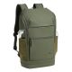 8. Rivacase Eden Backpack Travel Backpack Olive Waxed Leather (Pull Up), Polyester, Recycled Polyethylene Terephthalate (rPET)