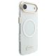 5. Guess IML Gradient Script Metal MagSafe Case for iPhone Air - White