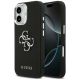 9. Guess Grained Big 4G Classic Logo case for iPhone 17 - black