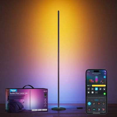4. RGBICW Govee H8076 Floor Lamp Lite, 1000lm, 2.4GHz Wi-Fi + Bluetooth