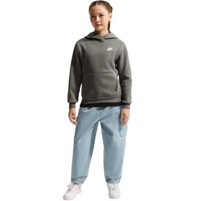 7. Nike Sportswear Club Fleece Kids' Sweatshirt Gray FD3000 289