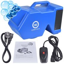 LIGHT4ME BUBBLE BLUE soap bubble machine