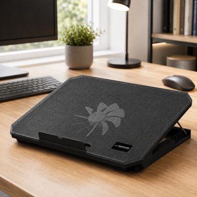 6. Esperanza EA141 notebook cooling pad (17.x inch; 1 fan; HUB)