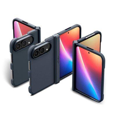 3. Spigen Tough Armor T MagSafe case for iPhone Duo - navy blue