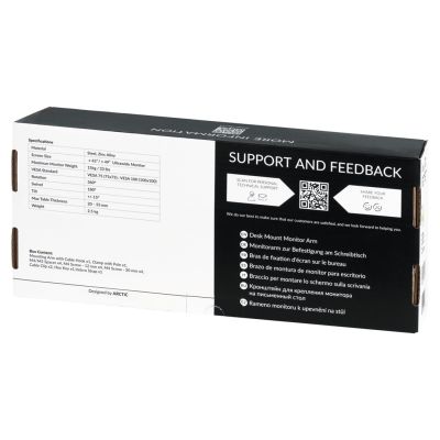 7. ARCTIC X1 109.2 cm (43") Desk Black