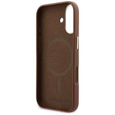7. Karl Lagerfeld Karl Head Logo MagSafe Case for iPhone 17 - Brown