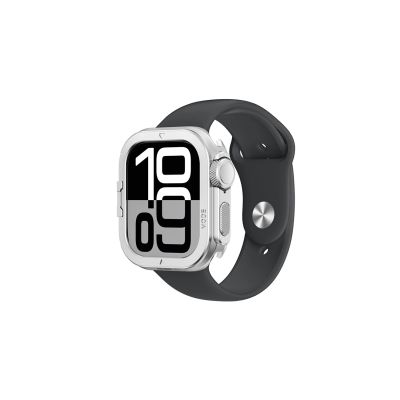 AmazingThing Titan Pro Metal Case for Apple Watch 11 46mm Aluminum - Silver