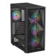 20. NATEC GENESIS DIAXID 605 ARGB MIDI TOWER USB-C GAMING CASE WITH WINDOW BLACK