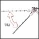3. EINHELL HEDGE TRIMMER/BOOM SAW GC-HC 90/2046 T