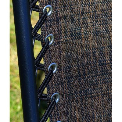 21. FOLDABLE GARDEN CHAIR MULTIFUNCTIONAL 175X52/65X107CMY BROWN