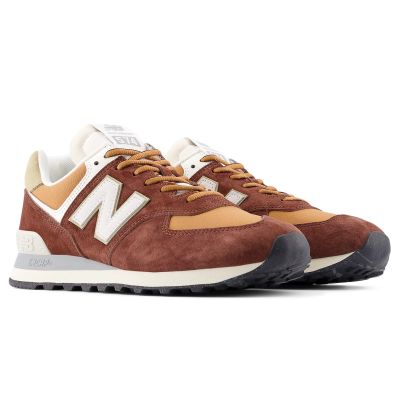 5. New Balance U574 lifestyle brown unisex sneakers (U574MRR)