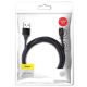 12. Baseus Yiven fabric braided cable USB / Lightning 1.2M black (CALYW-01)