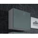 VIGO square display cabinet 50/50/30 white/grey gloss