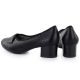 4. Women's openwork black pumps Jezzi 233-12