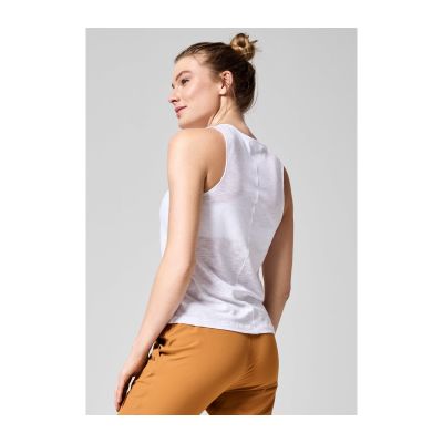 6. CASALL Soft Texture Tank White Training T-shirt