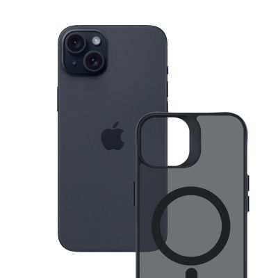 13. 3mk Smoke MagCase with MagSafe for iPhone 15 Plus - semi-transparent