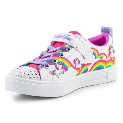 8. Skechers Twinkle Toes S Lights Twinkle Sparks Jumpin Clouds Jr 314809L-WMLT shoes