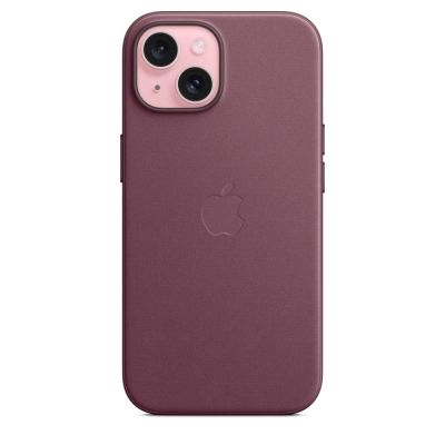 3. Case with MagSafe Apple iPhone 15 Feingewebe Case Mullberry