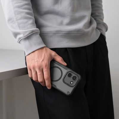 7. Tech-Protect Rugged Shield MagSafe Case for Xiaomi Redmi Note 17 Pro Max 5G – Matte Black