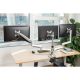 3. Monitor holder Logilink TIS 13"-32" 3TFT 2X4Gel. 1X1Joint silver Max. 7KG