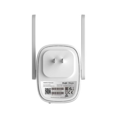 4. Ruijie Networks RG-EW300R Mesh Wi-Fi System, Single Band (2.4 GHz), Wi-Fi 4 (802.11n), White, 1, External