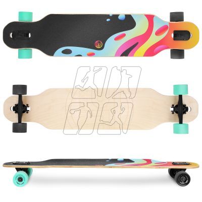 Freeride skateboard longboard Spokey longbay pro 9506999000 940998