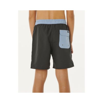 2. RIP CURL Eternal Shred Block Volley-Boy boardshorts, black