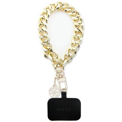 Guess GUOUCBMC4MD Universal Big HandStrap Phone Lanyard - Gold