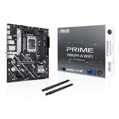 2. ASUS PRIME H810M-A WIFI Intel H810 LGA 1851 (Socket V1) micro ATX