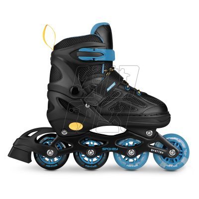 7. Spokey Quattro 4IN1 inline skates SPK-943433 size 34-37 BK/DBL