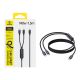 5. Baseus Flash 4 140W 2in1 USB-C to USB-C + USB-C Cable 1.5 m - Black