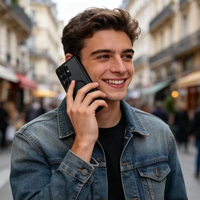 5. Tech-Protect MagPeak MagSafe Case for Samsung Galaxy S26 Ultra - Black