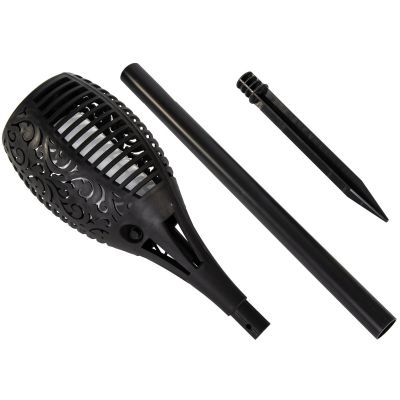 65. SOLAR TORCH DANCING FLAMES 12X12X78CM 36 LED XXXL