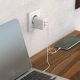 4. RealPower 352262 Mobile Charger Universal White AC Fast Charging Internal