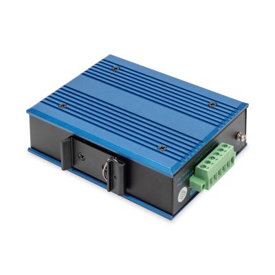 2. Industrial switch 4x 1000Base-TX PoE 120W + 1x 1000Base-FX (without module) DIN extended temperature range