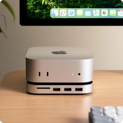 4. Satechi Cradle Hub for Mac Mini