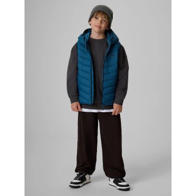 6. Boy's vest with synthetic filling 4F 4FJRAW26TVJAM431-30S