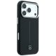 4. Mercedes Leather Semi Wrap Iconic Line MagSafe Case for iPhone 18 Pro Max / 17 Pro Max - Black