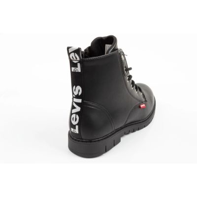 4. Levi's girls' Pasadene SE ankle boots, black, with zipper