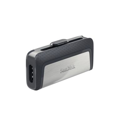9. SanDisk Ultra Dual Drive 256GB USB Flash Drive USB Type-A / USB Type-C 3.2 Gen 1 (3.1 Gen 1) Gray, Silver