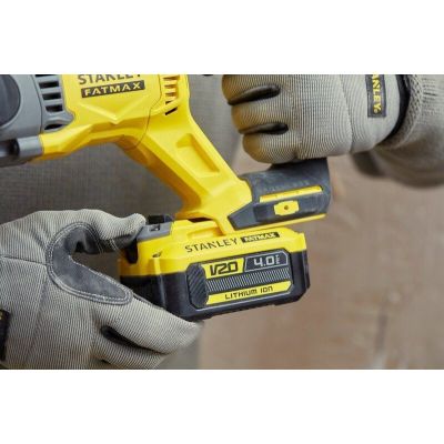 6. STANLEY SDS+ HAMMER DRILL 18V V20 2x4Ah CASE