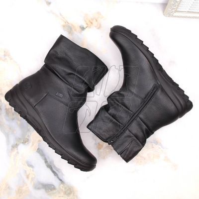 8. Waterproof leather boots insulated with wool Rieker TEX W RKR617