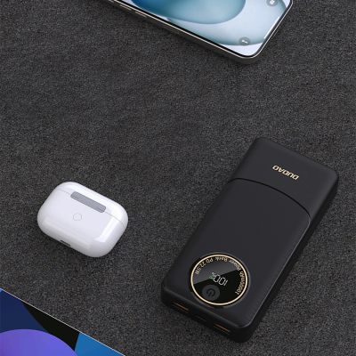 8. Dudao K12Pro Power Bank 22.5W PD 20000mAh USB-A, USB-C - Black