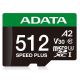 10. Memory Card MEMORY MICRO SDXC 512GB UHS-I ADATA UD512GUI3V30A2SP-RA1