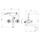 4. Deante Temisto BQTN11D bath and shower mixer