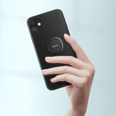 8. Baseus ultra-thin self-adhesive ring holder phone stand pink (SUYB-0R)