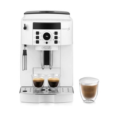 6. DELONGHI MAGNIFICA S ECAM21.117.W White espresso machine