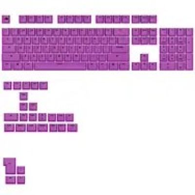 Glorious GPBT Basics Keyboard Overlays, ANSI Layout (US), PBT, Dye-Sub - Epic Purple