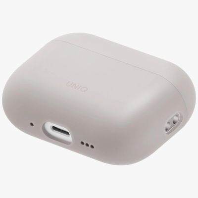 2. Uniq Lino Silicone Case for AirPods Pro - Beige